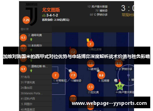 加维对阵国米的西甲式对位优势与中场博弈深度解析战术价值与胜负影响