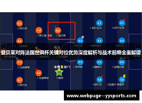 登贝莱对阵法国世俱杯关键对位优势深度解析与战术前瞻全面解读