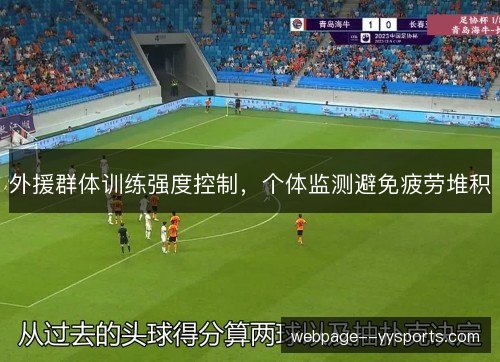 外援群体训练强度控制,个体监测避免疲劳堆积 外援群体训练强度控制,个体监测避免疲劳堆积